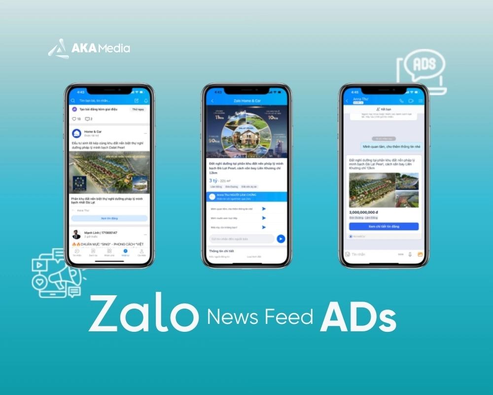 Quảng cáo Zalo News Feed cho phép doanh nghiệp hiển thị nội dung trực tiếp trên trang nhật ký người dùng