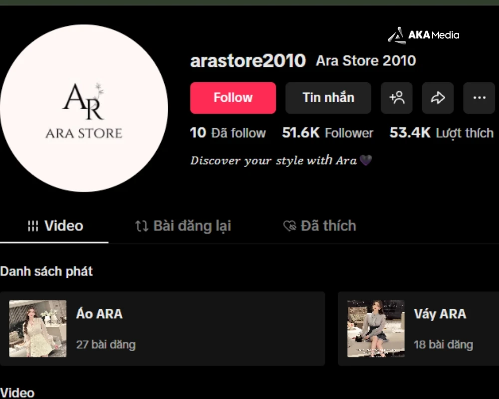 Hoàn thiện hồ sơ gian hàng bao gồm ảnh đại diện, tên, mô tả,...