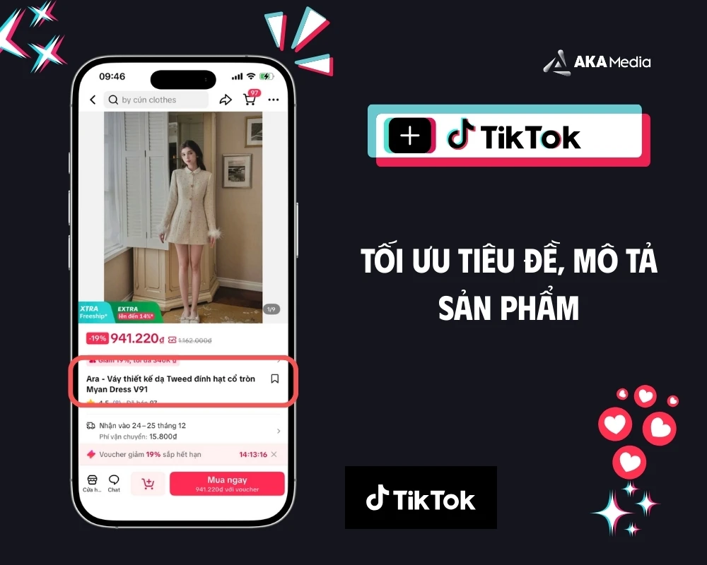 Tối ưu tiêu đề, mô tả sản phẩm sao cho chuẩn SEO, đúng hành vi tìm kiếm của khách hàng