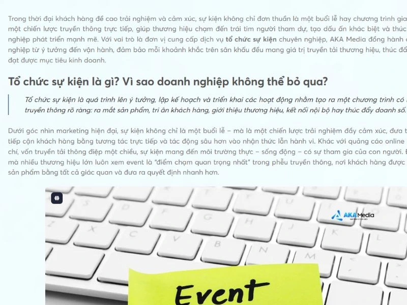 Content dạng văn bản có nền tảng lâu đời nhất, phù hợp với các nền tảng như blog, website