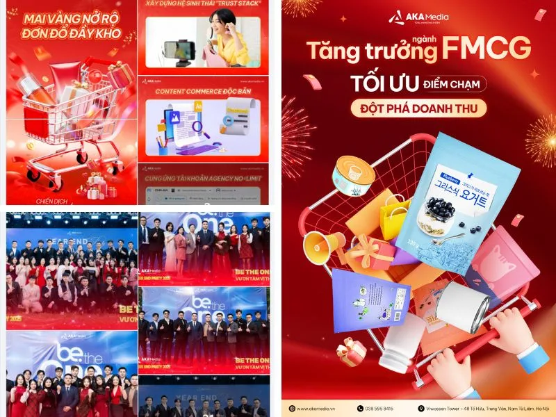 Content hình ảnh tập trung các yếu tố trực quan, tạo hiệu ứng thị giác ấn tượng